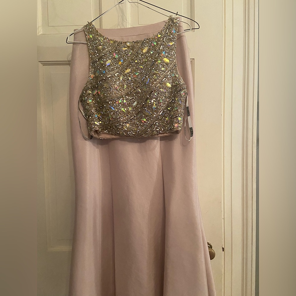 Two piece pageant/prom/formal gown, worn once